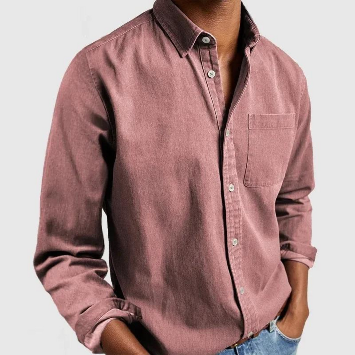 Teófilo | Camisa casual de algodón