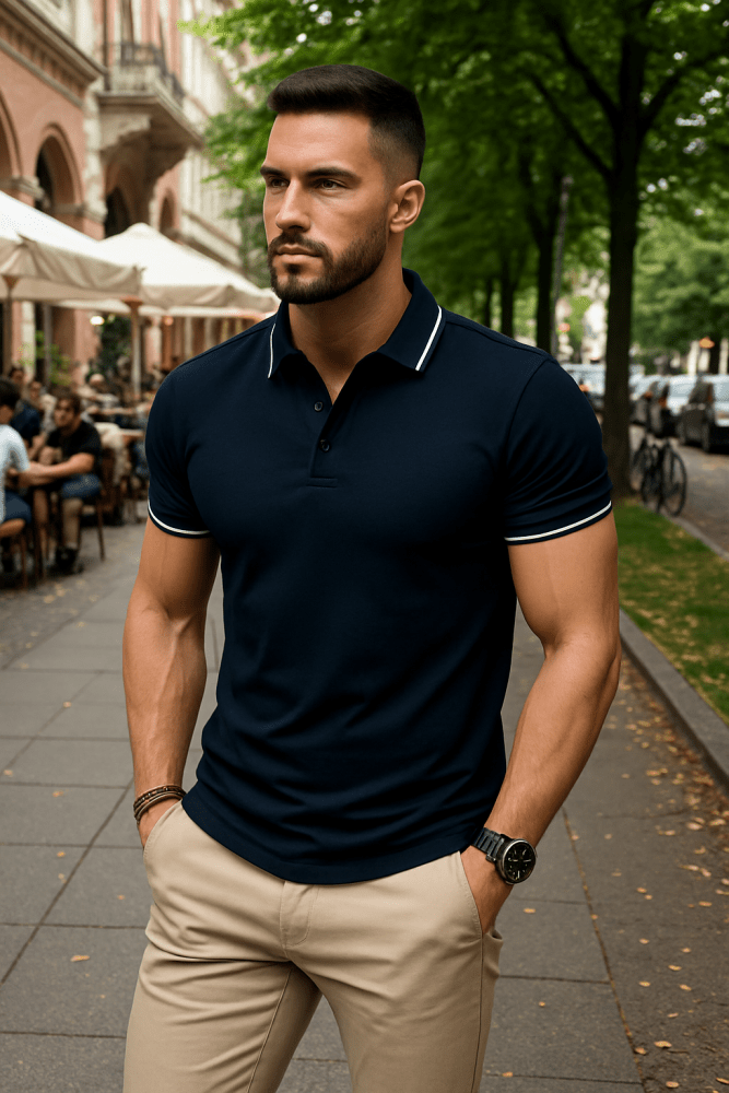 Anacleto | Polo slim fit de algodón