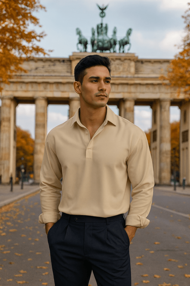 Tristan | Polo de manga larga para hombre