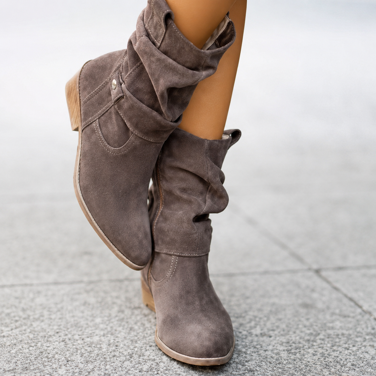 Lorea | Botines slouchy sin cierre