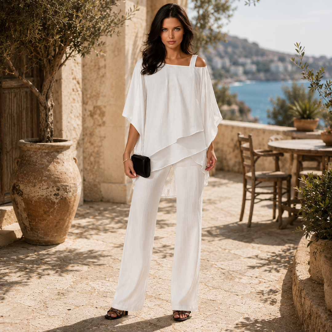 Leire conjunto look de capas