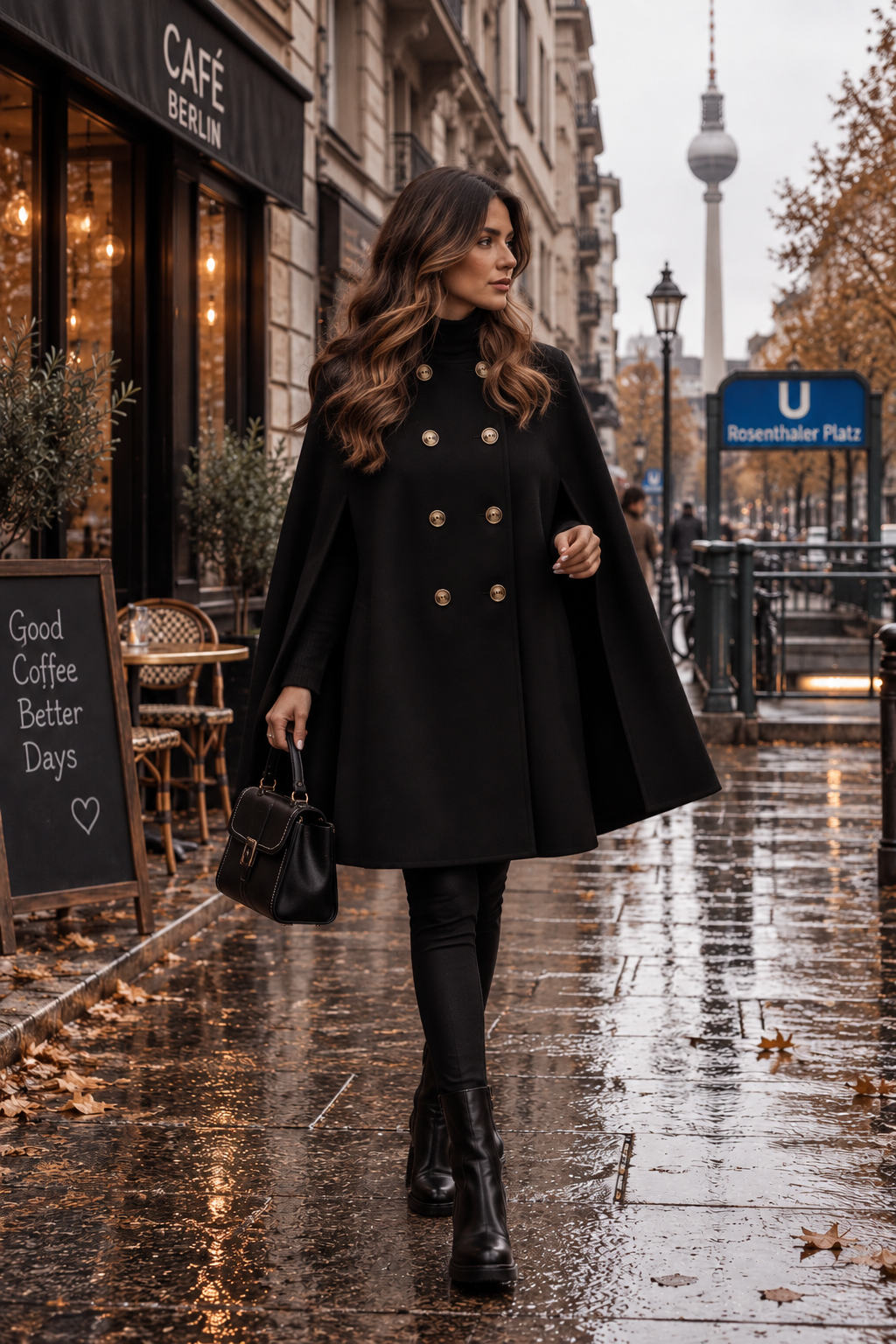 Flor | Abrigo vintage cruzado con botones