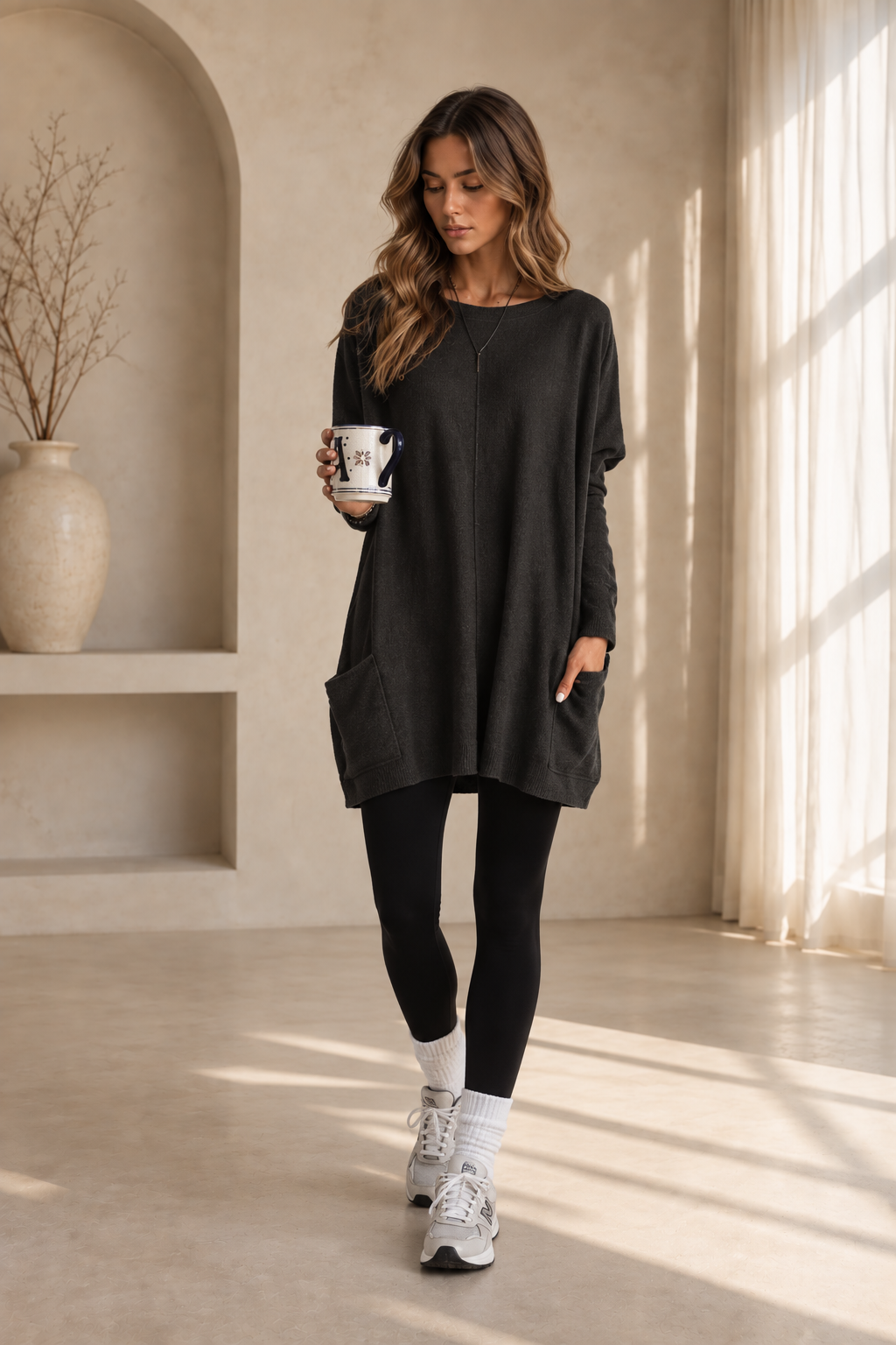 Elena | Vestido de punto holgado