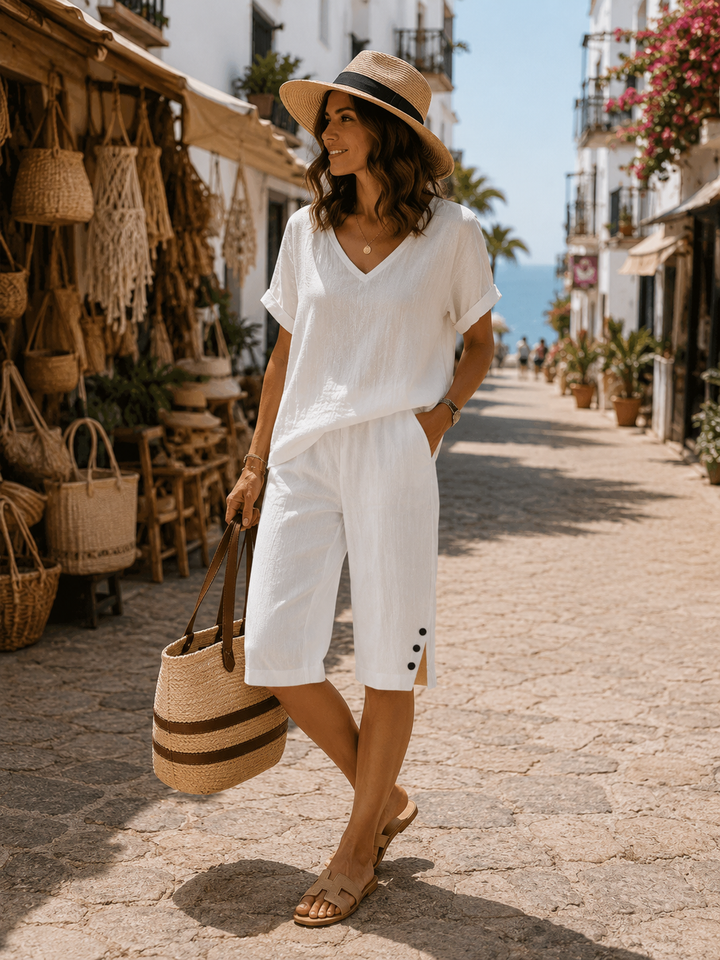 Fenja | Bermuda cómoda con detalles