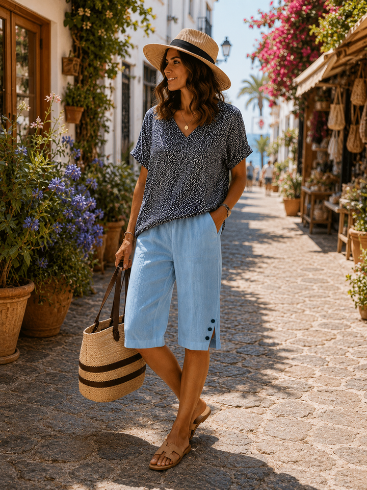 Fenja | Bermuda cómoda con detalles