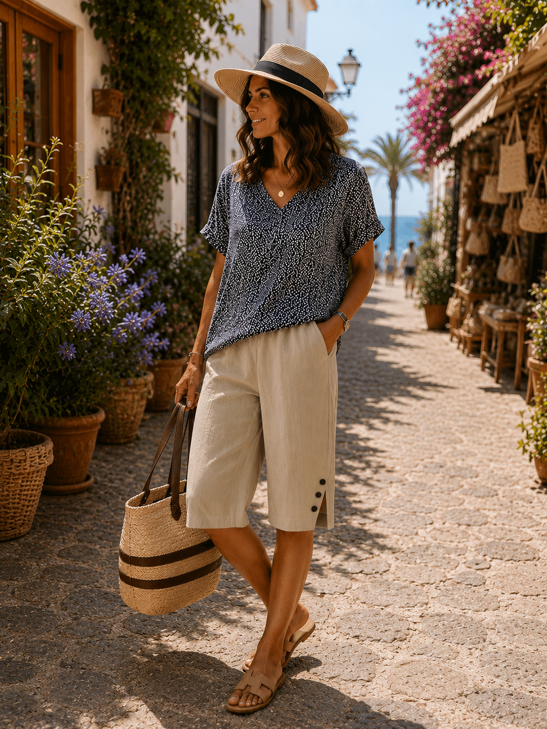 Fenja | Bermuda cómoda con detalles