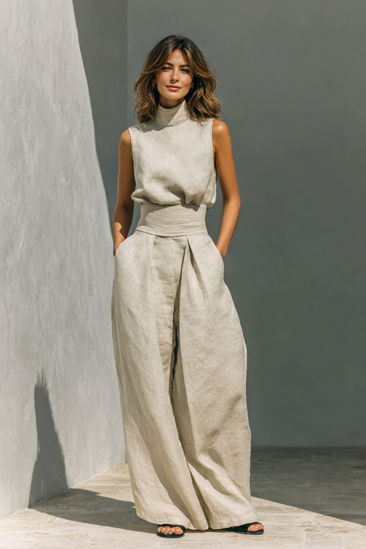 Lunaria | Elegante conjunto de verano de dos piezas