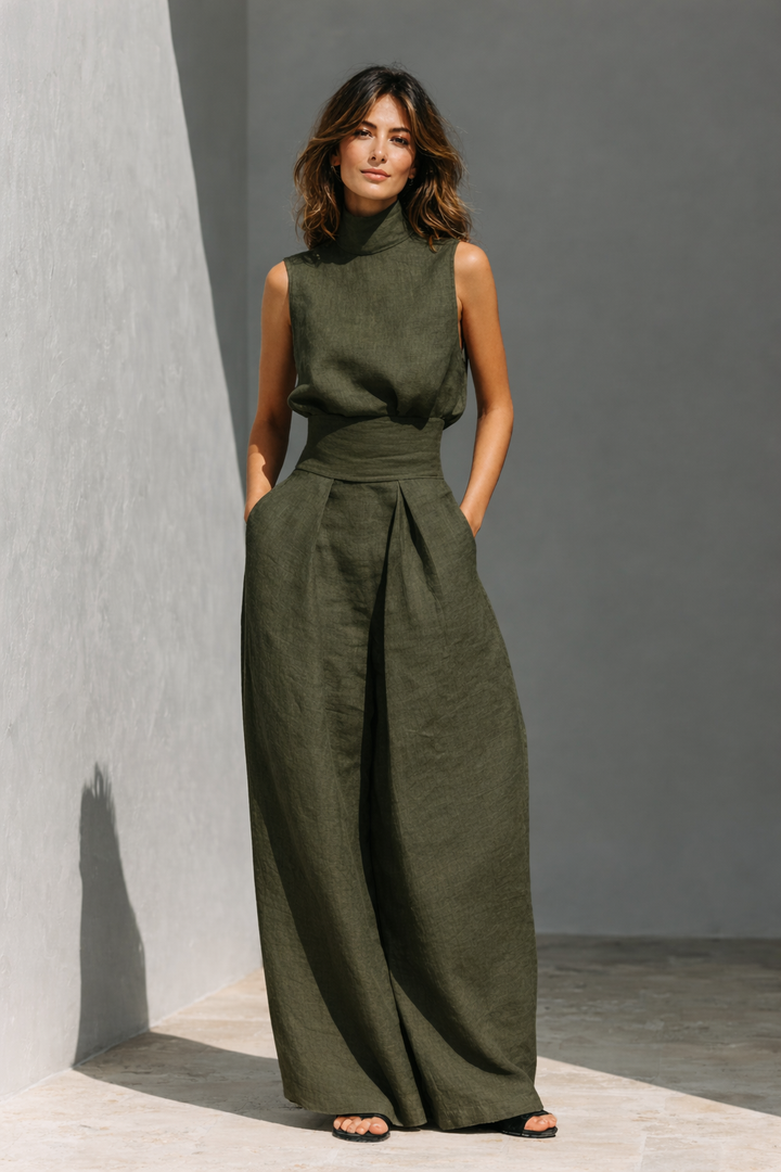 Lunaria | Elegante conjunto de verano de dos piezas