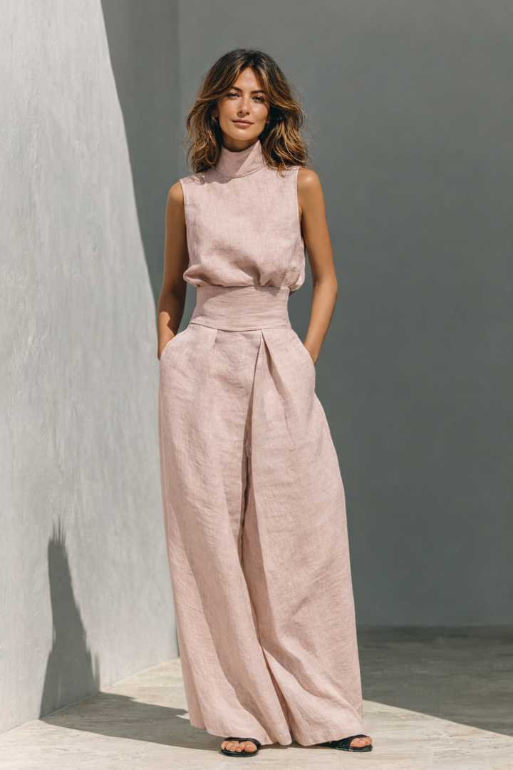 Lunaria | Elegante conjunto de verano de dos piezas