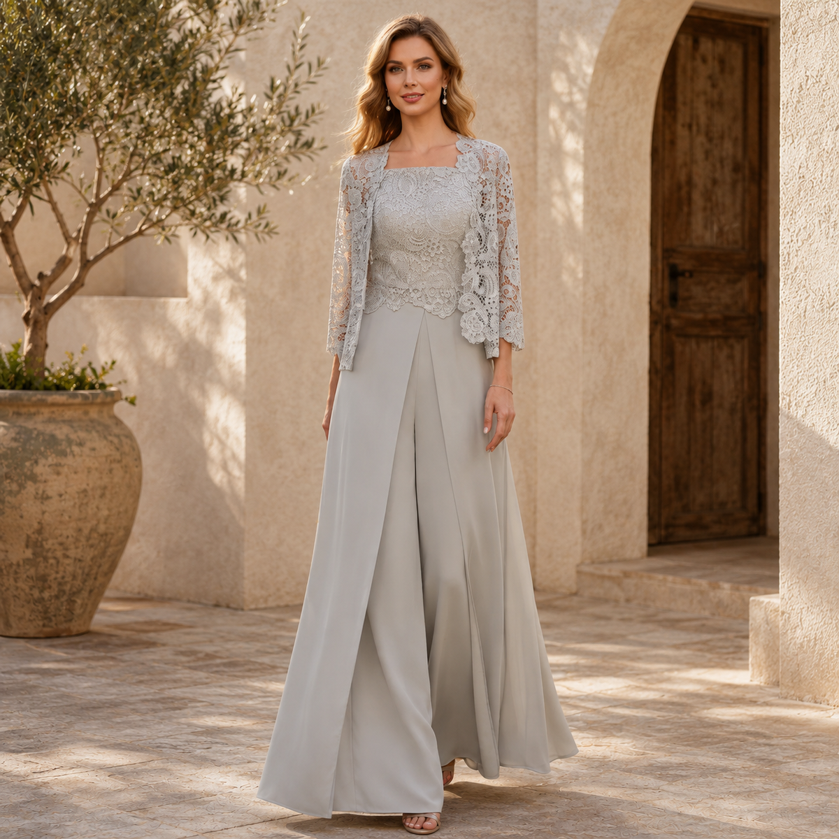 Ainhoa conjunto de gasa elegante