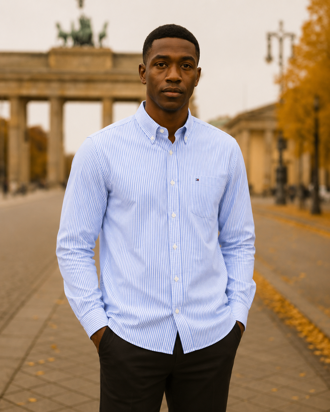 Dalmacio | Camisa de rayas clásica