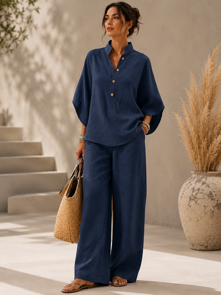 Mariel | Elegante conjunto con mangas murciélago