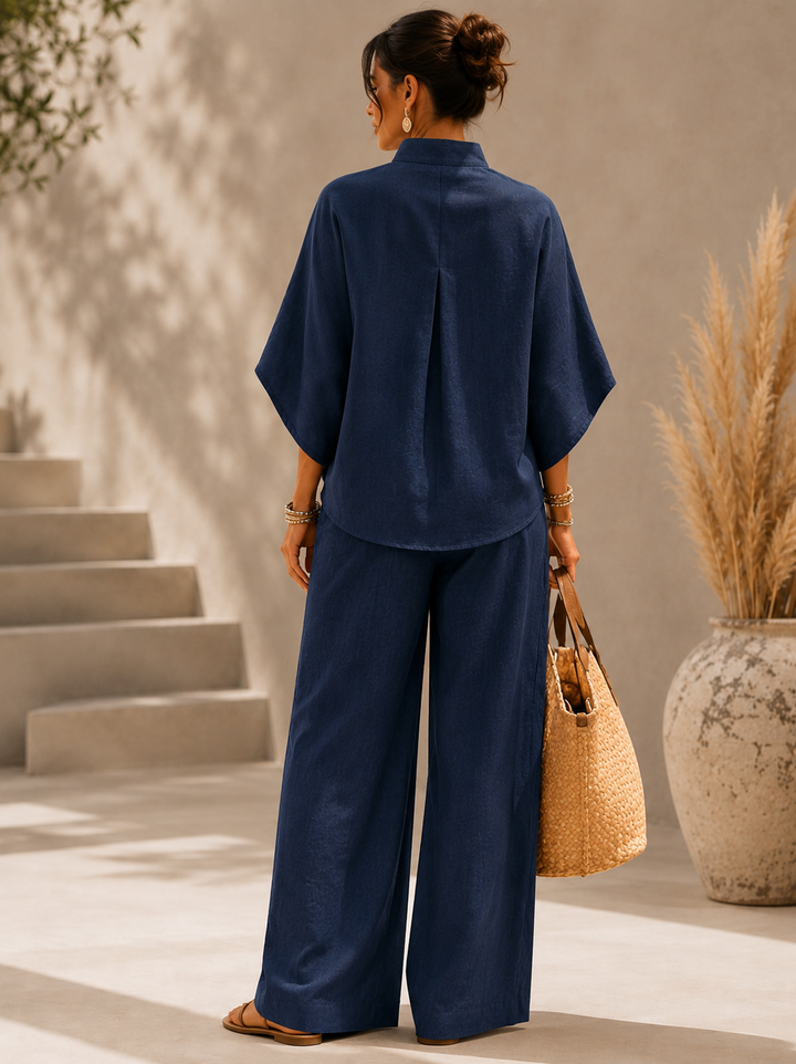 Mariel | Elegante conjunto con mangas murciélago