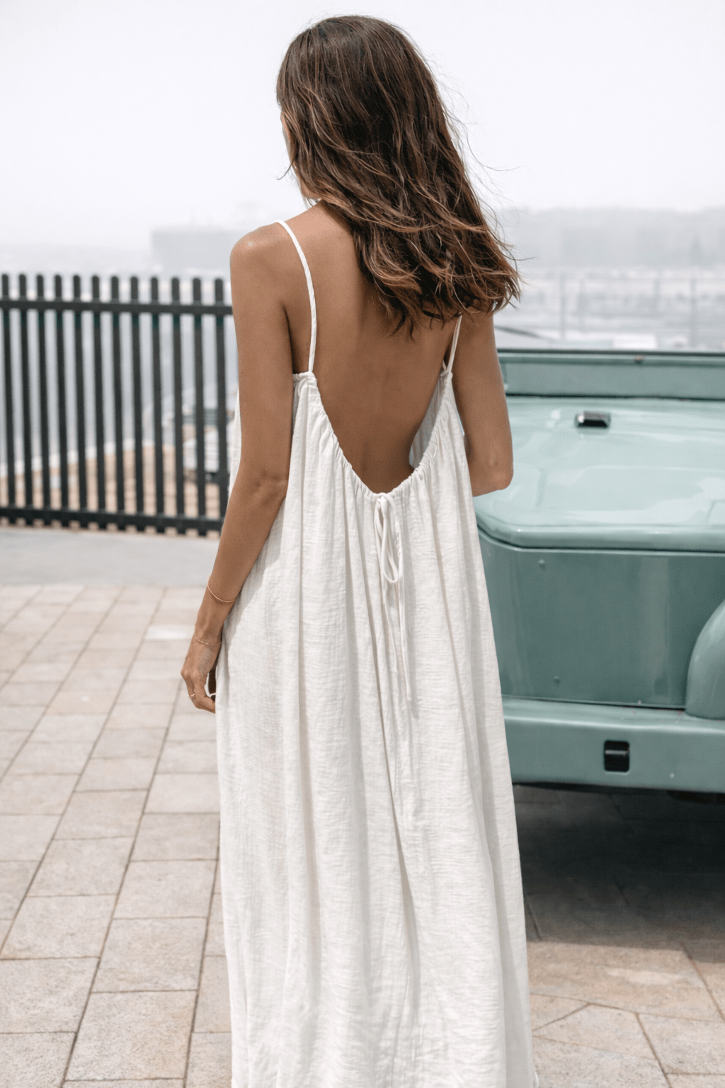 Luna | Vestido maxi con espalda descubierta