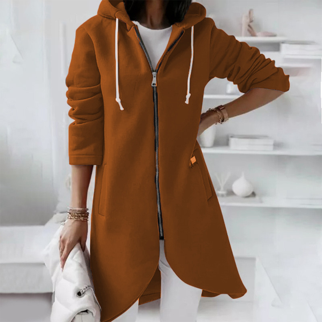 Julieta | Sudadera con capucha y cremallera