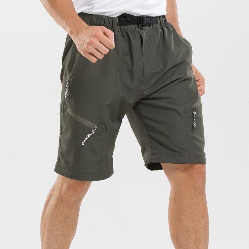Afritsbare Broek Heren met Elastische Taille en Ritsen bij de Knie