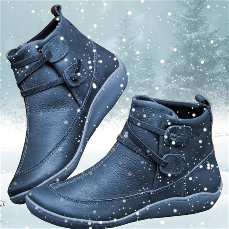 Ibone | Botas de invierno efecto piel repelentes al agua