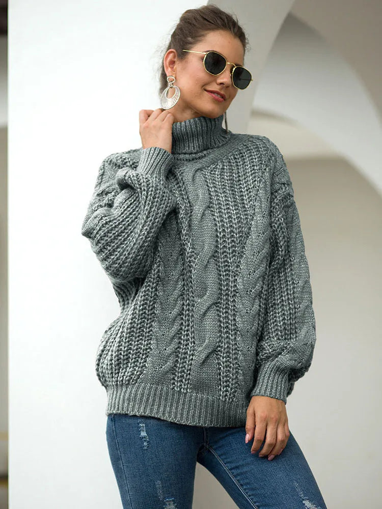 Fernanda | Jersey fino de cuello alto