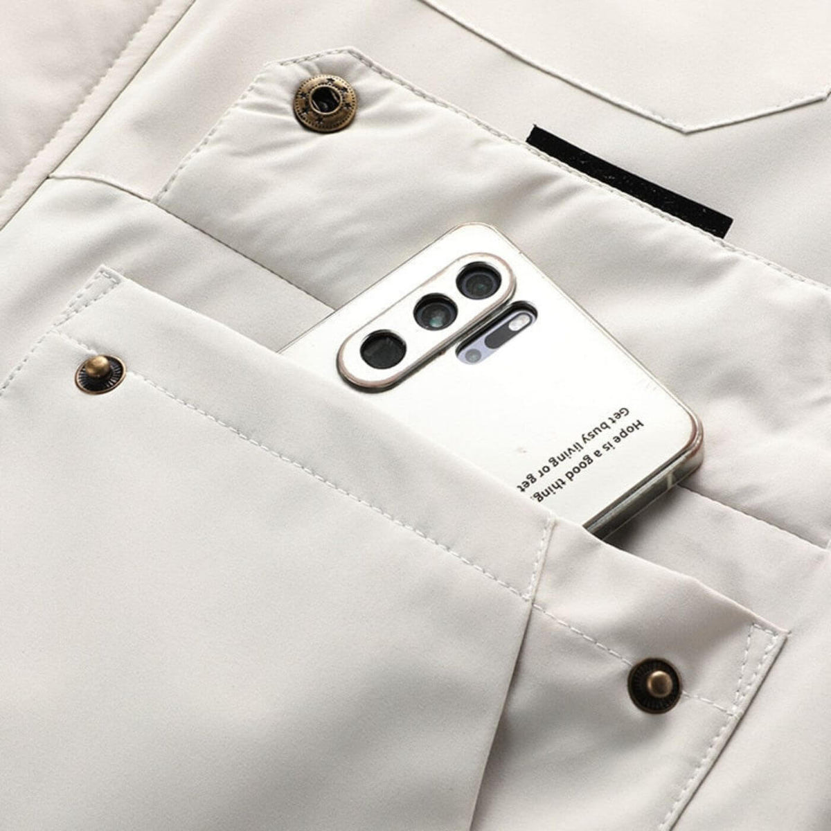 Darío | Chaqueta impermeable con capucha