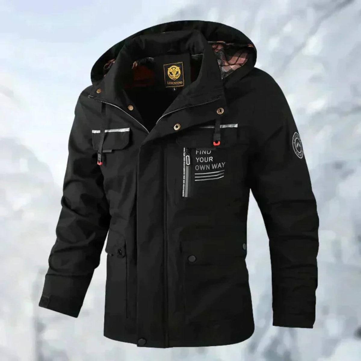 Darío | Chaqueta impermeable con capucha
