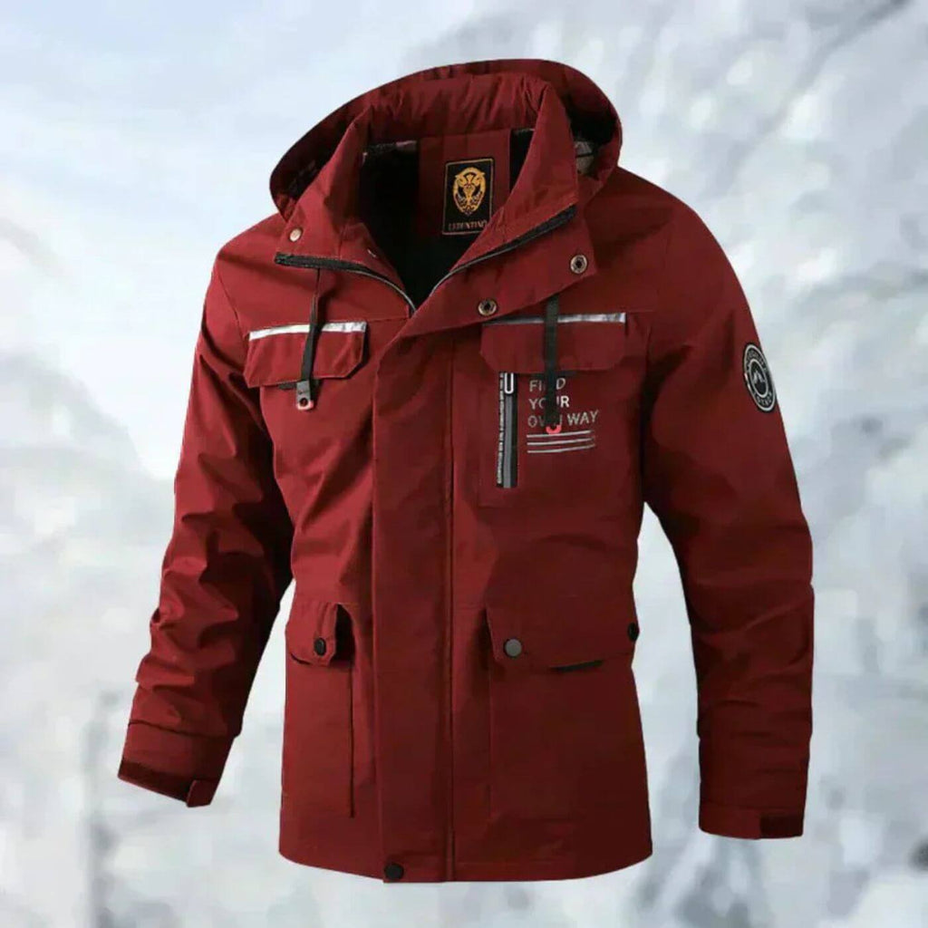 Darío | Chaqueta impermeable con capucha