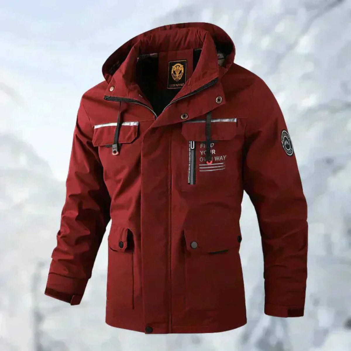 Darío | Chaqueta impermeable con capucha
