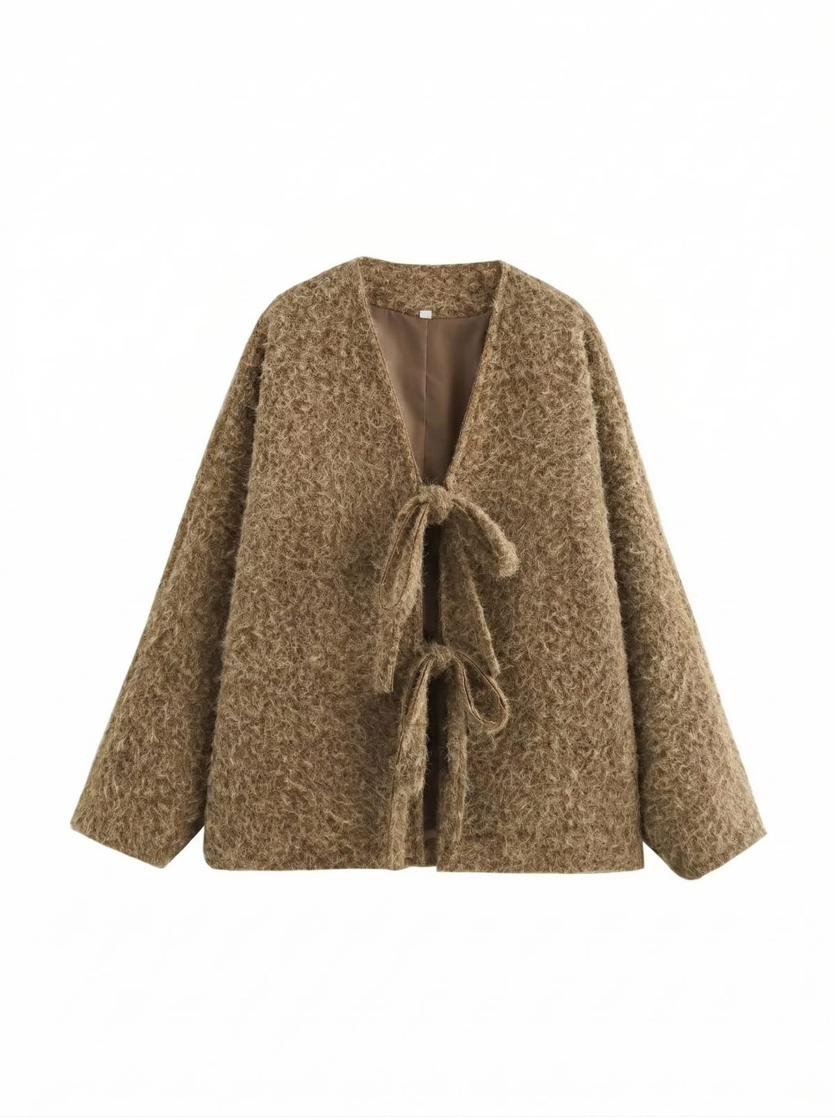 Lucrecia | Chaqueta con cordones de tejido texturizado