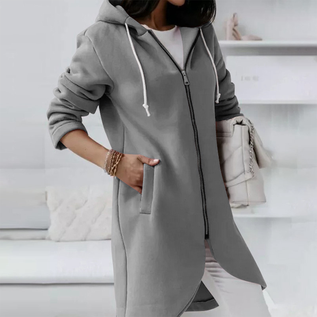 Julieta | Sudadera con capucha y cremallera