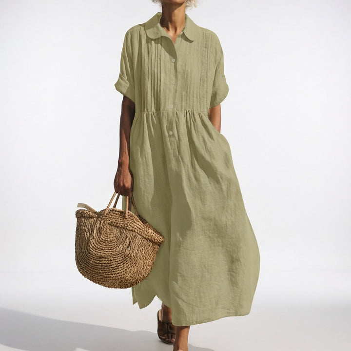 Alexis | Vestido camisero fluido de verano