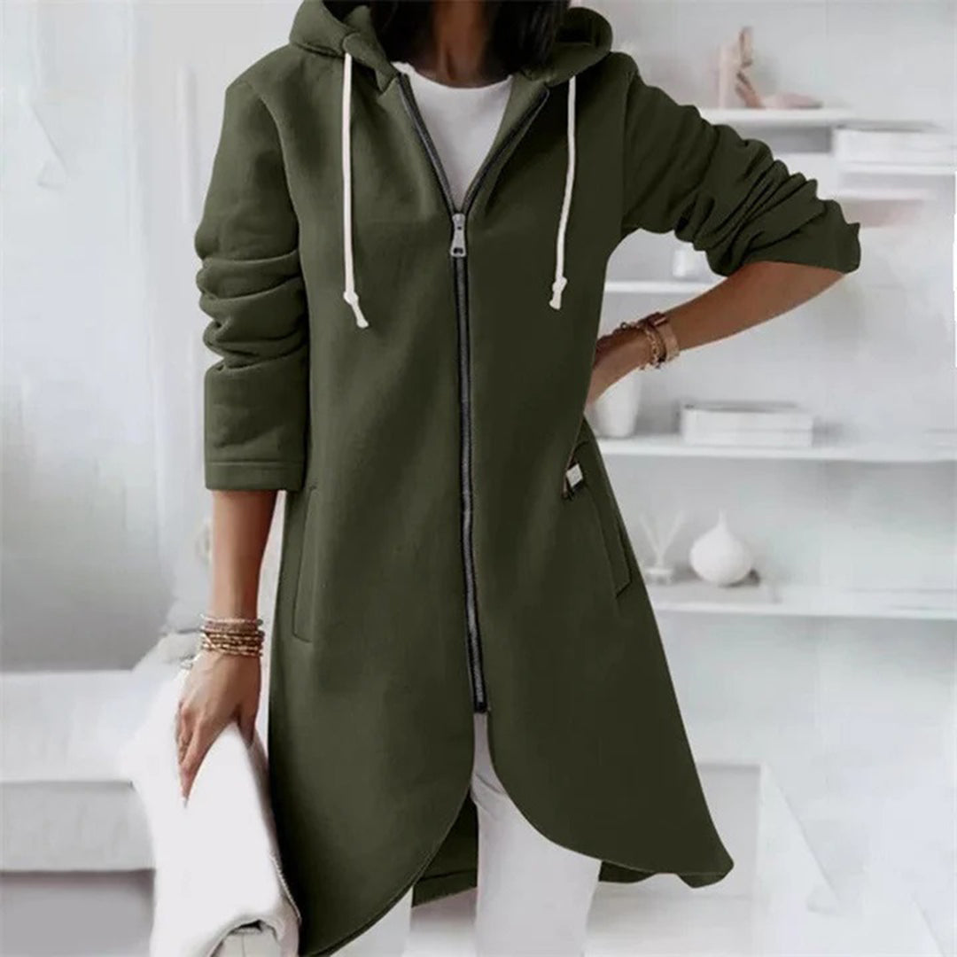 Julieta | Sudadera con capucha y cremallera