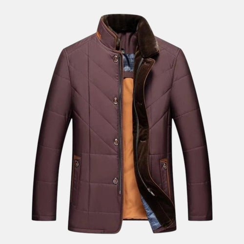 Anselmo | Chaqueta forrada con cuello alto