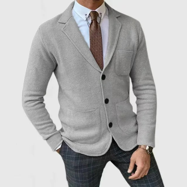 Lino | Blazer slim casual con bolsillos