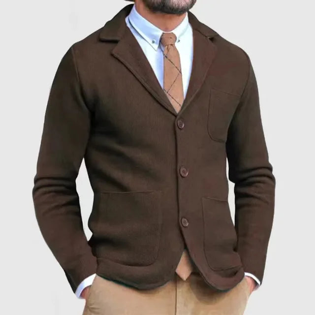 Lino | Blazer slim casual con bolsillos