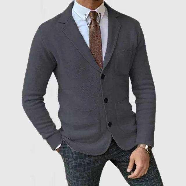 Lino | Blazer slim casual con bolsillos