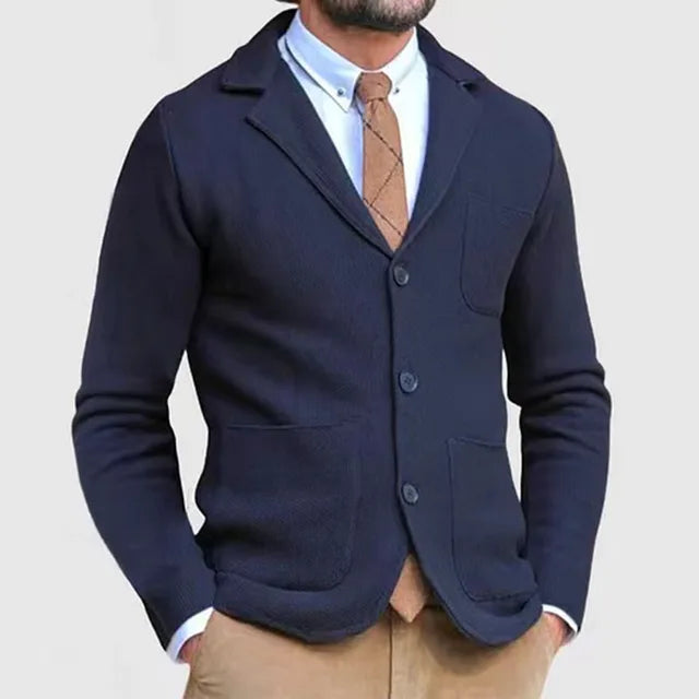 Lino | Blazer slim casual con bolsillos