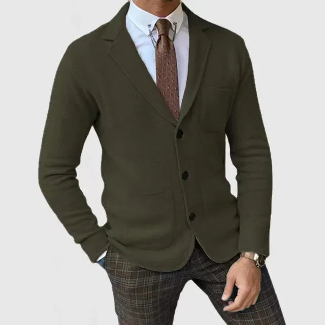 Lino | Blazer slim casual con bolsillos