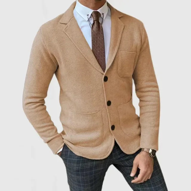Lino | Blazer slim casual con bolsillos