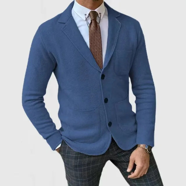 Lino | Blazer slim casual con bolsillos