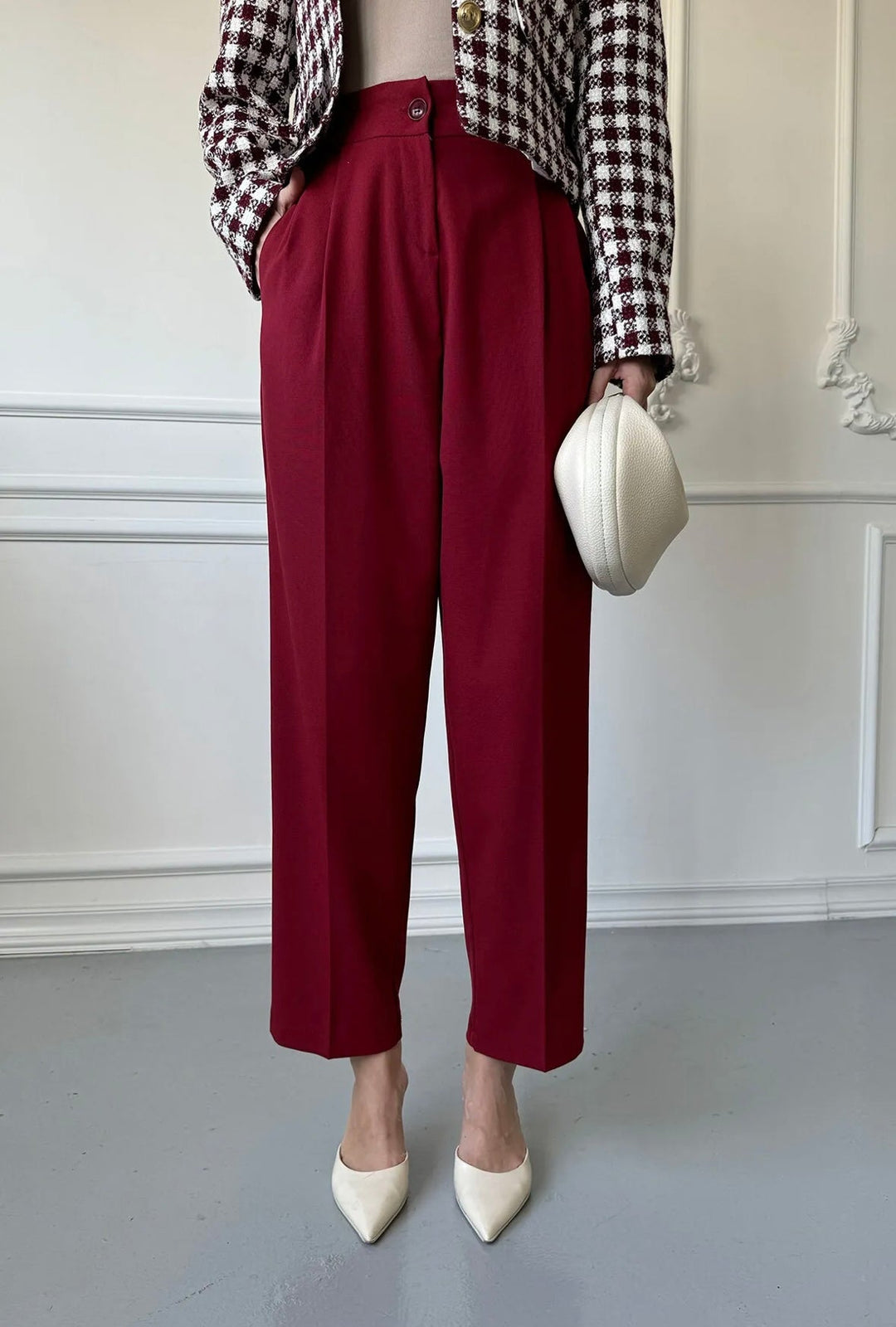 Vera | Pantalón de traje clásico slim fit