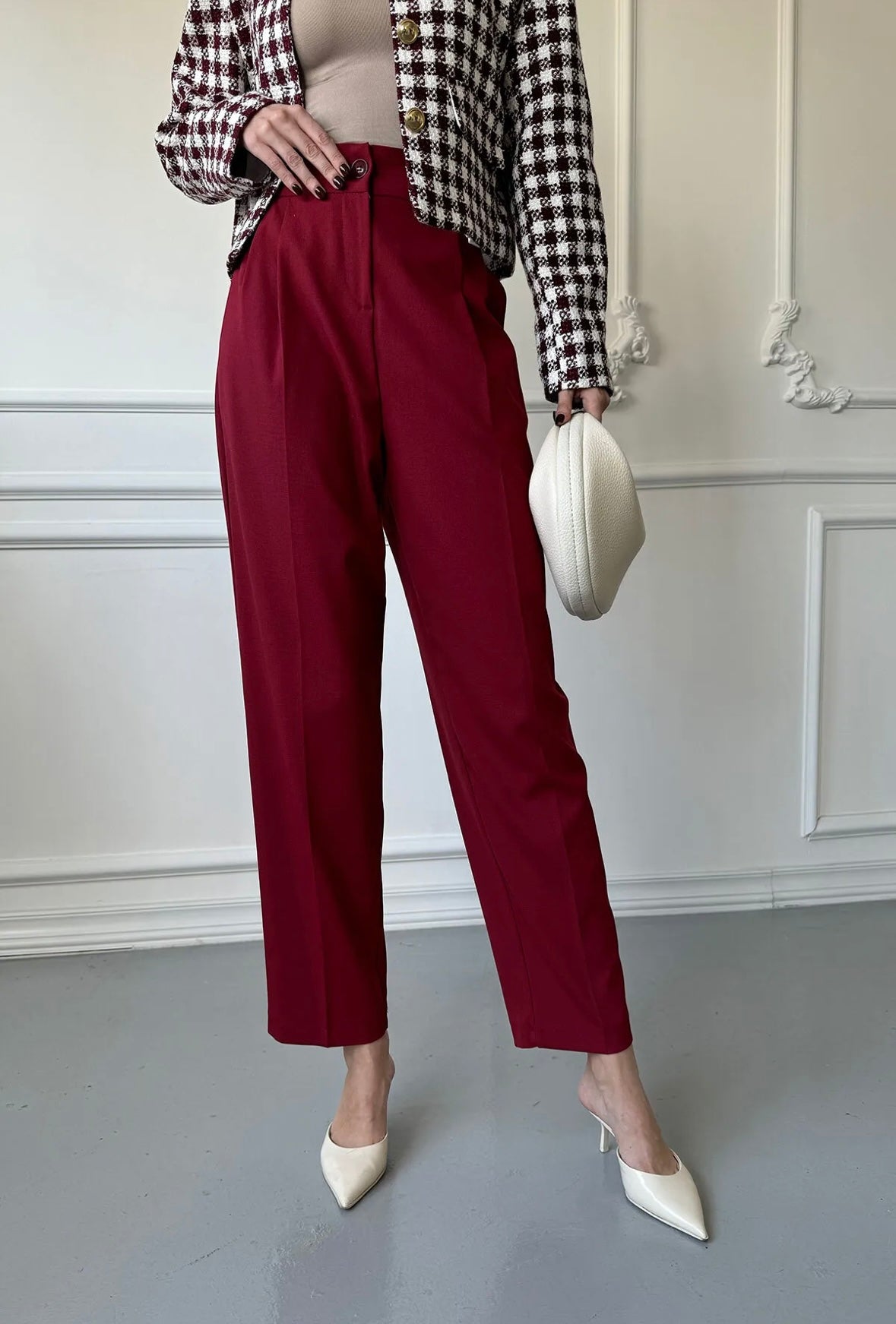 Vera | Pantalón de traje clásico slim fit