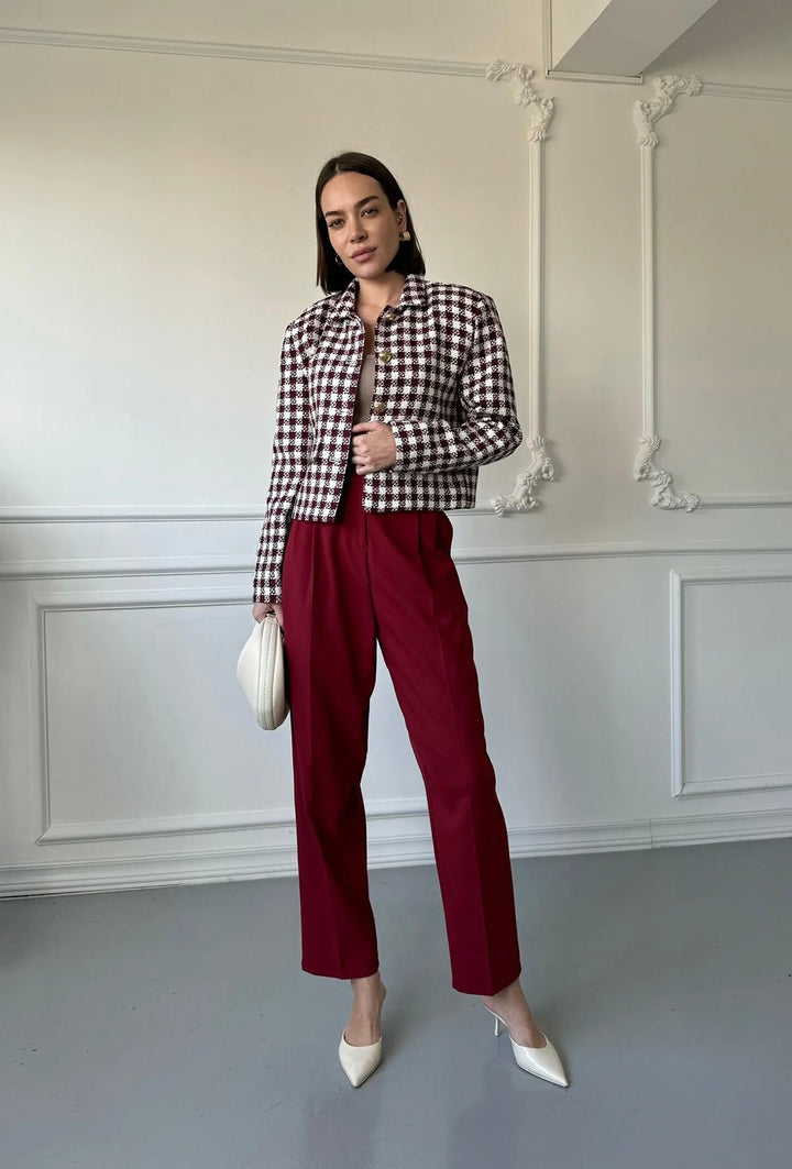 Vera | Pantalón de traje clásico slim fit