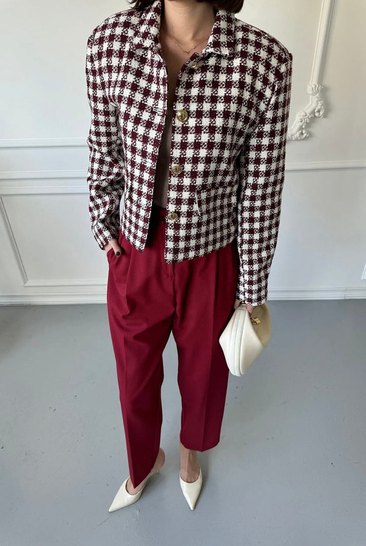 Vera | Pantalón de traje clásico slim fit