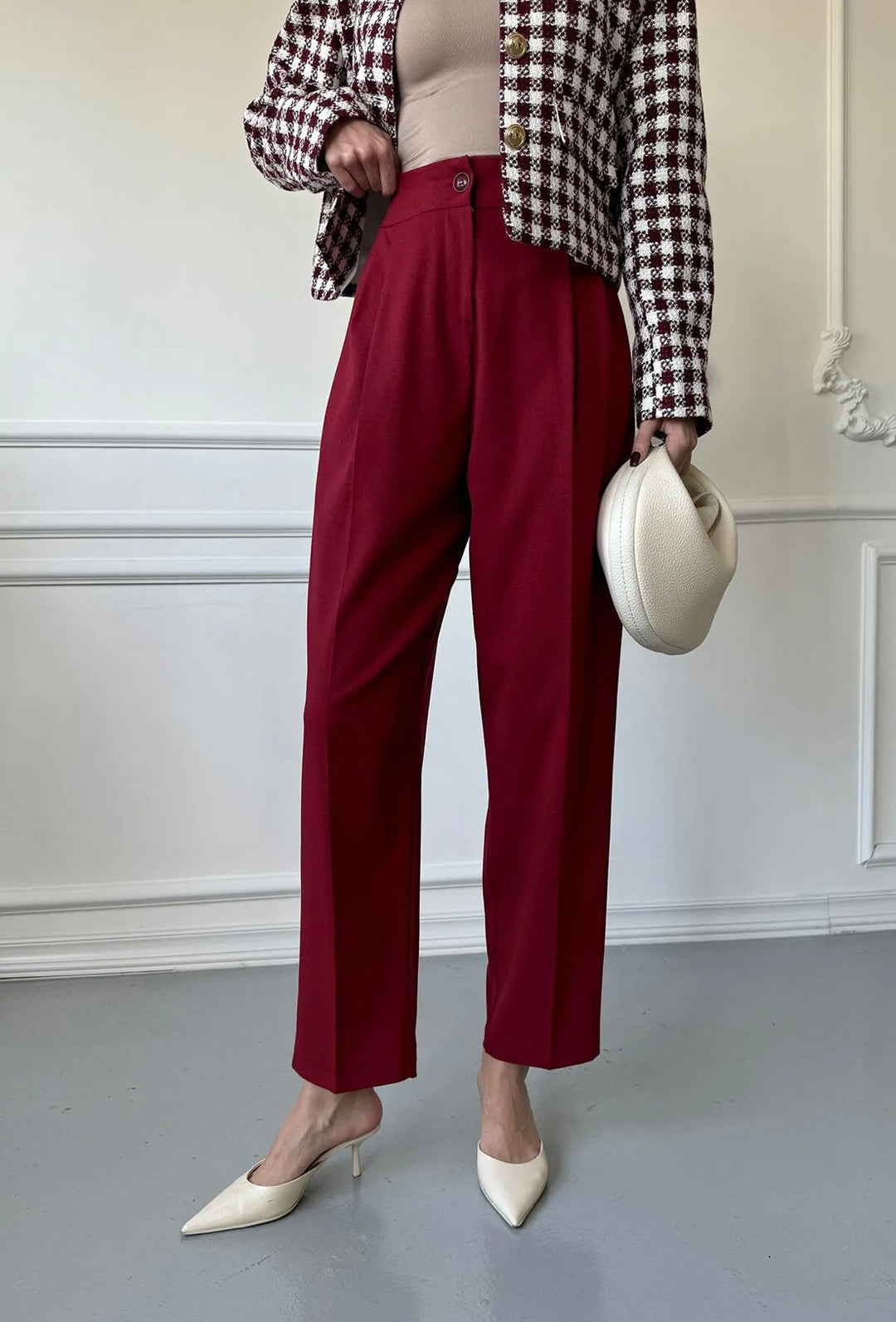 Vera | Pantalón de traje clásico slim fit