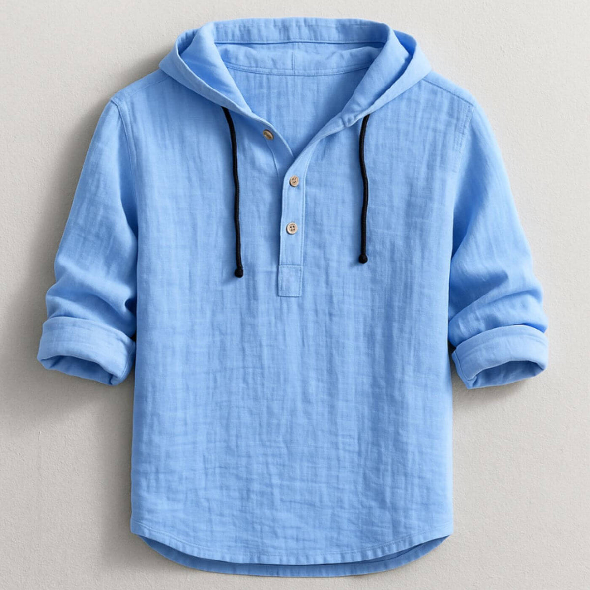 Gael | Camisa de lino con capucha