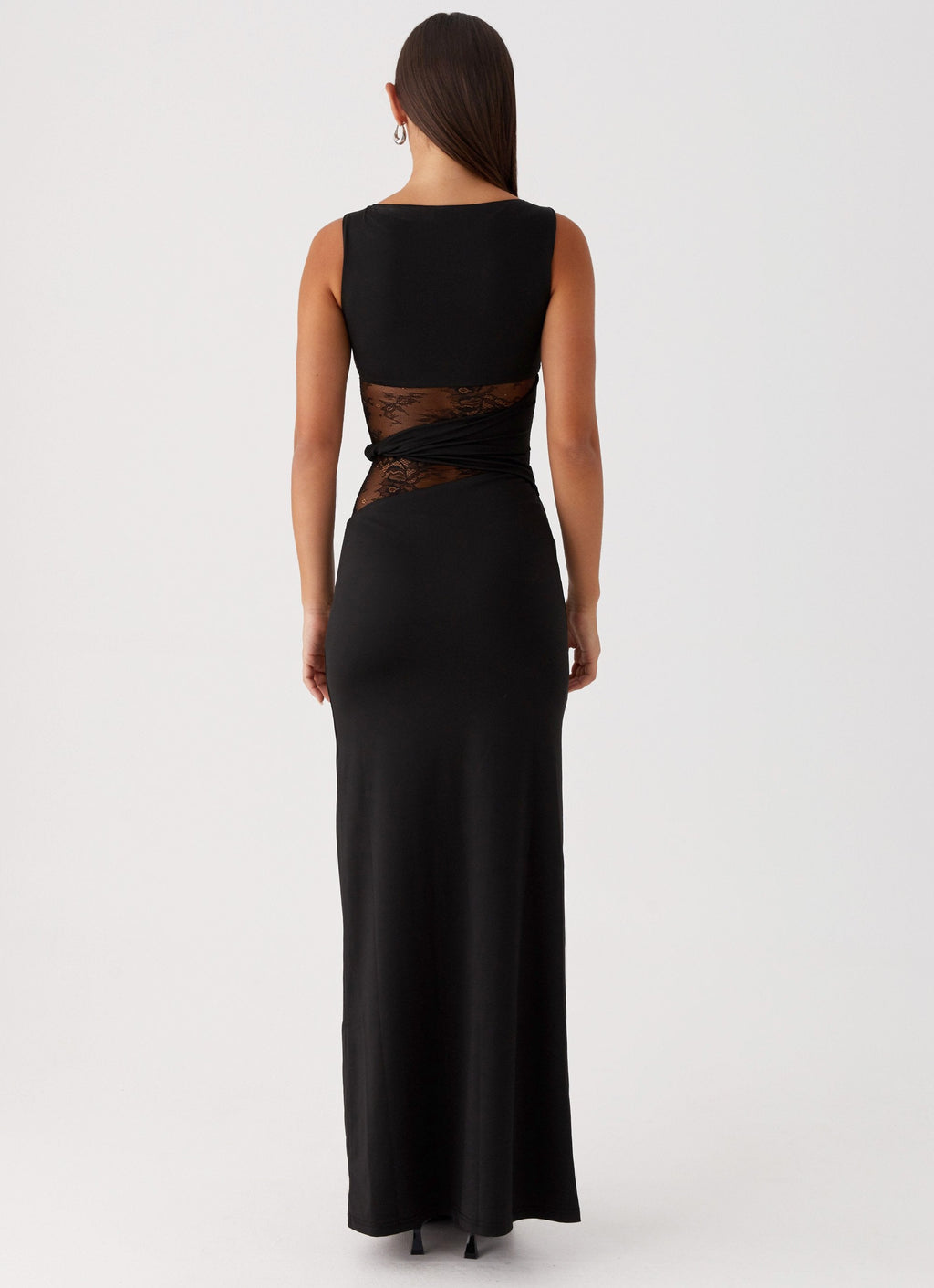 Evelyn | Abendkleid mit Spitzenausschnitten