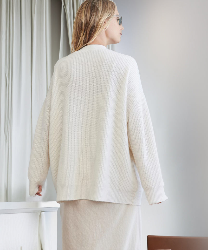 Vest Dames Los met Knoopsluiting en Gebreide Comfortabele Textuur