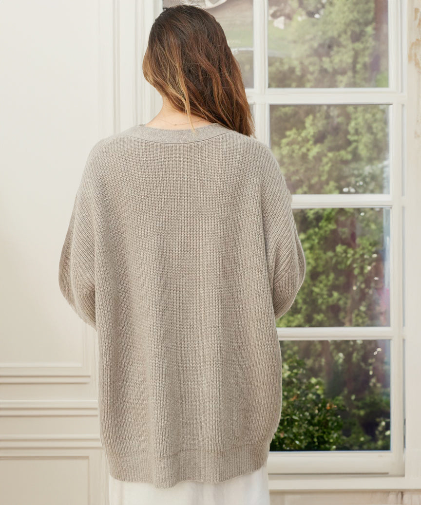 Vest Dames Los met Knoopsluiting en Gebreide Comfortabele Textuur