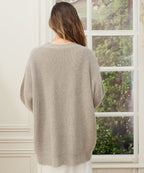 Vest Dames Los met Knoopsluiting en Gebreide Comfortabele Textuur