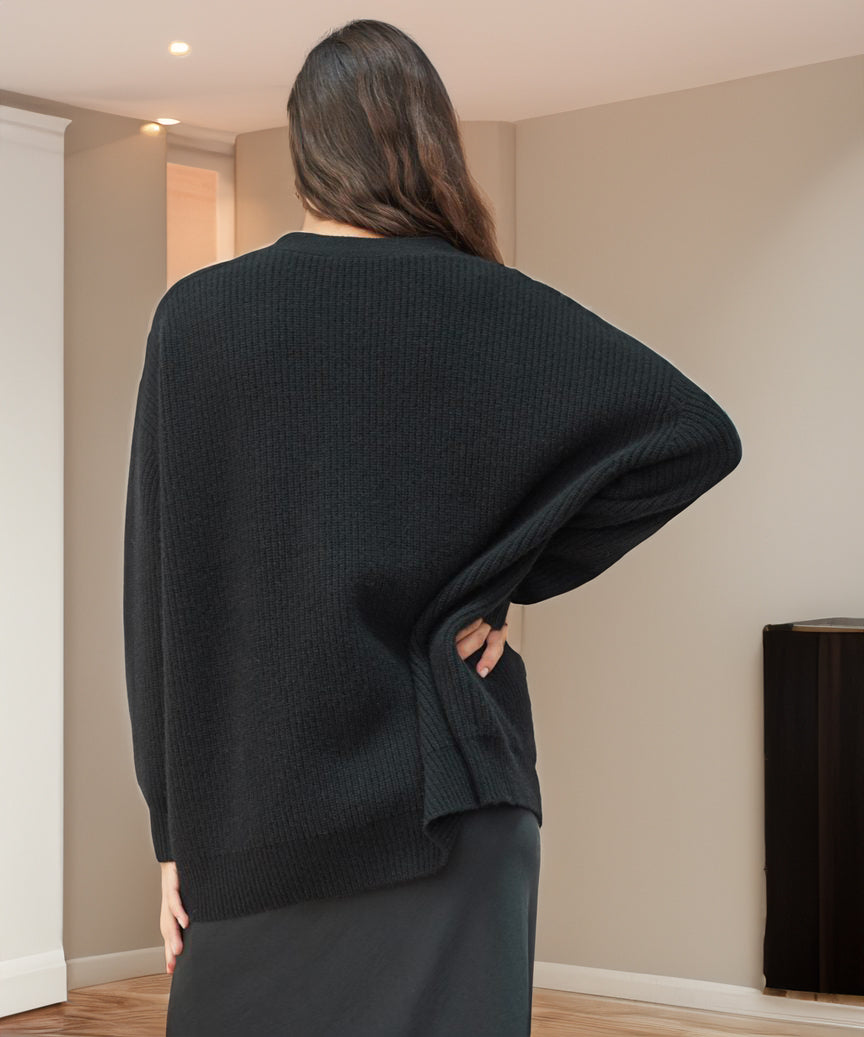Vest Dames Los met Knoopsluiting en Gebreide Comfortabele Textuur