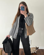 Vest Dames Los met Knoopsluiting en Gebreide Comfortabele Textuur